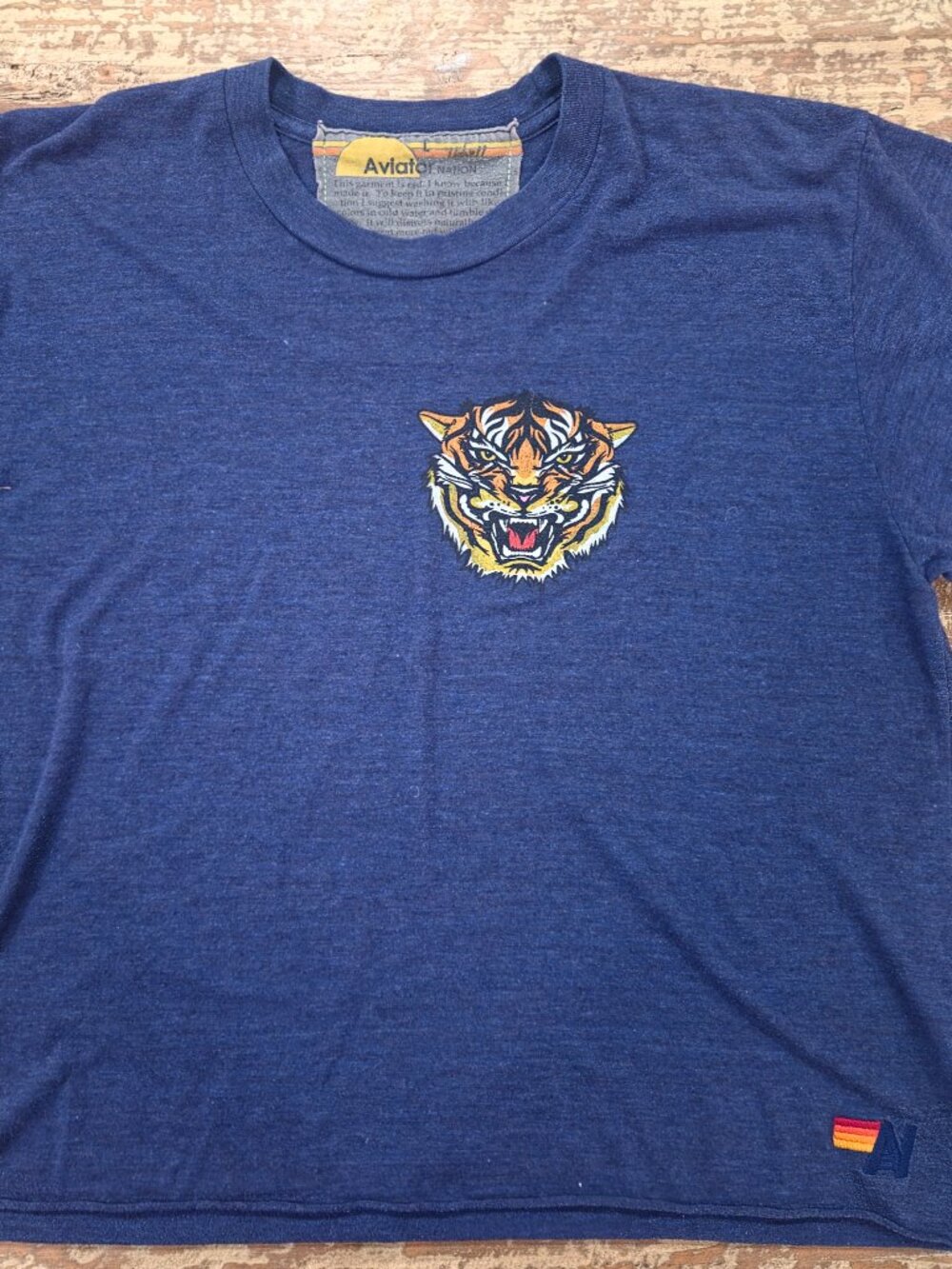 AN  Tiger print boyfriend tee
